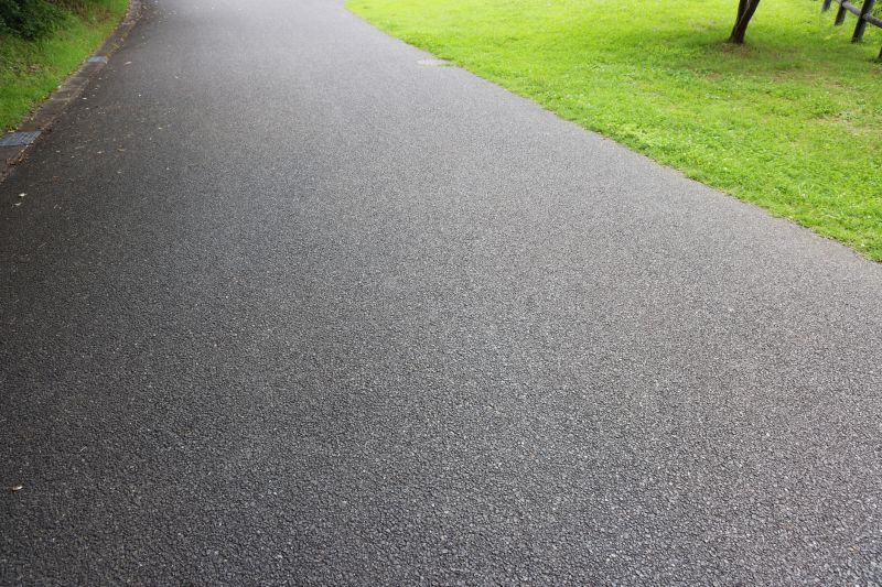 Driveway with Clean Edges and Markings