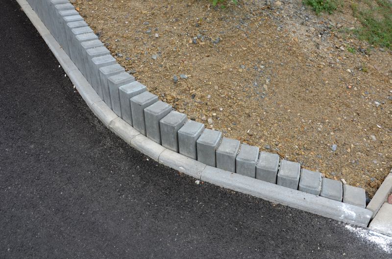 Blacktop Driveway with Edging